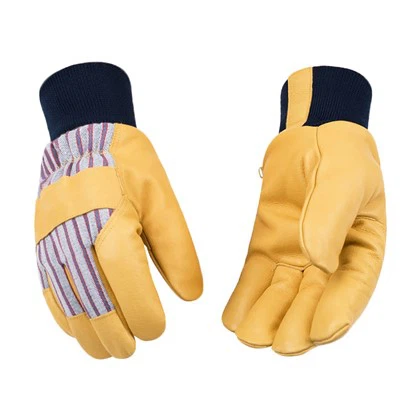 Guantes de cuero de grano de vaca