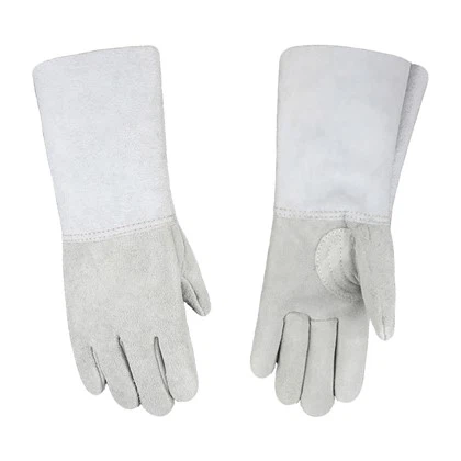 Guantes de trabajo de cuero para barbacoa