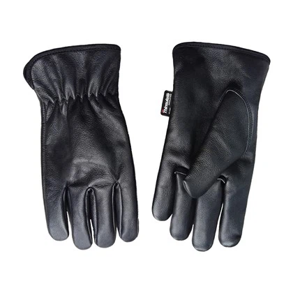 Guantes de cuero para moto para hombre